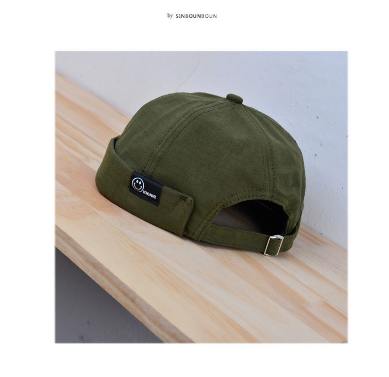 Retro Corduroy Original Docker Sailor Biker Cap Brand Brimless Skullcap Men And Trend Hip-hop Hat Autumn And Keep Warm Hat