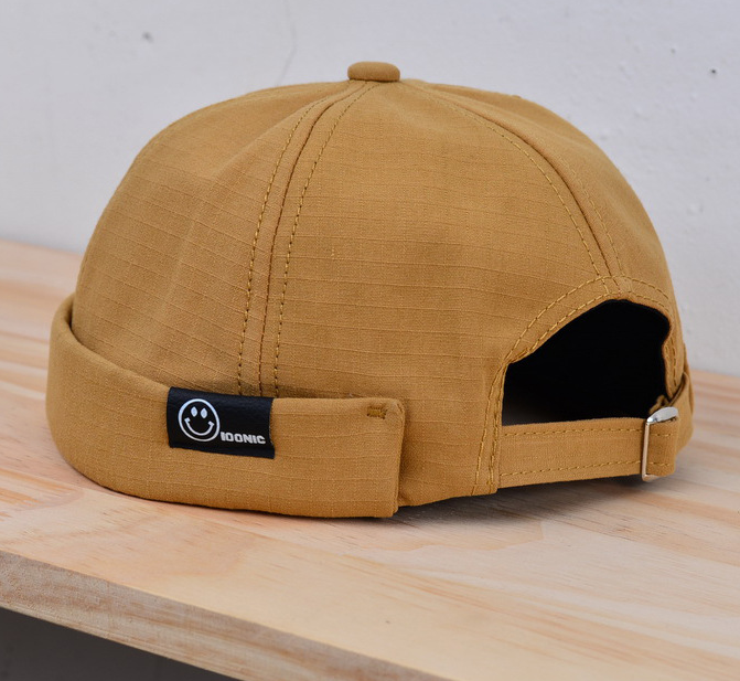 Retro Corduroy Original Docker Sailor Biker Cap Brand Brimless Skullcap Men And Trend Hip-hop Hat Autumn And Keep Warm Hat