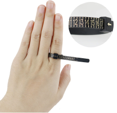 2pcs Ring sizer Measure UK/US Official British/American Finger Measure Gauge Men and Womens Sizes Jewelry Accessory Tools & E-1088