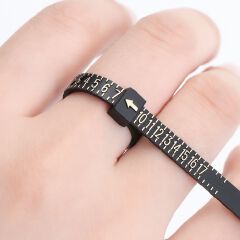 2pcs Ring sizer Measure UK/US Official British/American Finger Measure Gauge Men and Womens Sizes Jewelry Accessory Tools & E-1088