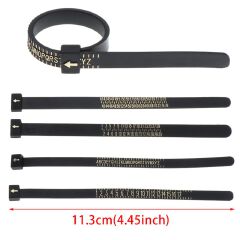 2pcs Ring sizer Measure UK/US Official British/American Finger Measure Gauge Men and Womens Sizes Jewelry Accessory Tools & E-1088