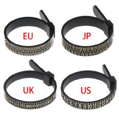 2pcs Ring sizer Measure UK/US Official British/American Finger Measure Gauge Men and Womens Sizes Jewelry Accessory Tools & E-1088