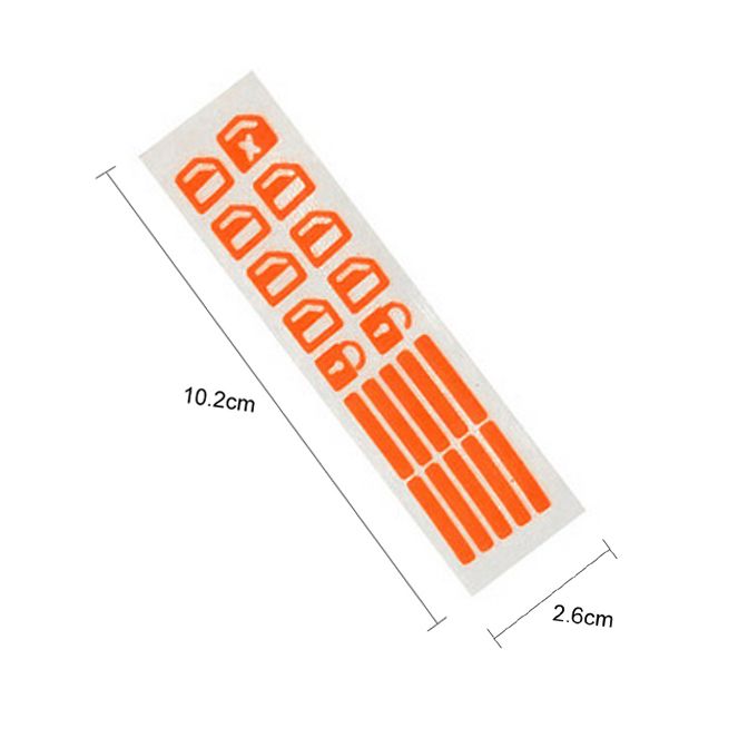 1PC Car Window Button Luminous Sticker Lifter Switch Night Fluorescent Decals Car Interior Stickers Auto Accessories C-339