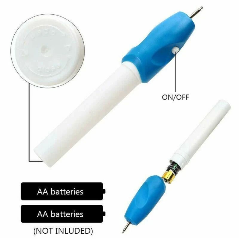 Portable Leather Engraving Pen Wireless Mini Electric Engraving Tool Metal Glass Plastic Metal DIY Engraving Pen Hand Tools J--54