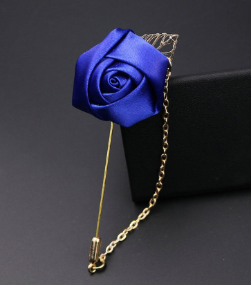 Men's flower rose brooch handmade cloth groomsmen corsage bride and groom and orange blossom A-1164