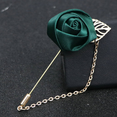 Men's flower rose brooch handmade cloth groomsmen corsage bride and groom and orange blossom A-1164
