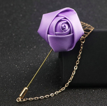 Men's flower rose brooch handmade cloth groomsmen corsage bride and groom and orange blossom A-1164
