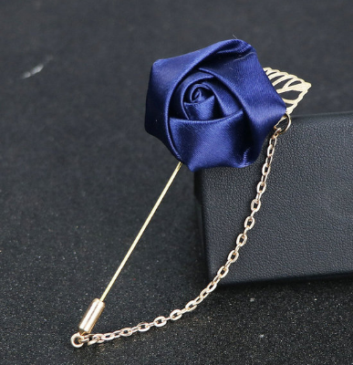 Men's flower rose brooch handmade cloth groomsmen corsage bride and groom and orange blossom A-1164