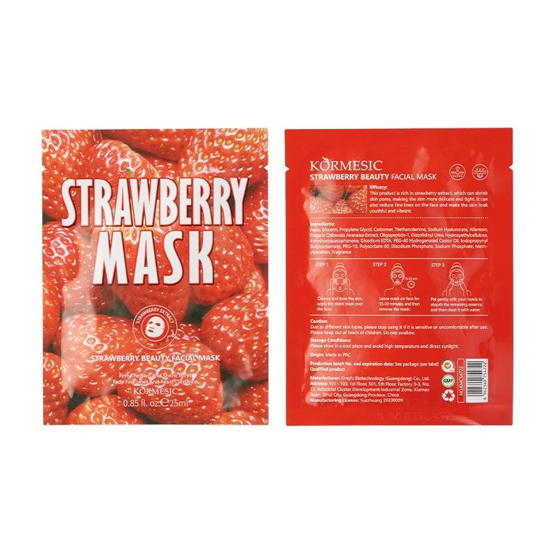 5pcs KORMESIC Fruit Mask, Beauty Mask, Moisturizing and Firming Mask Cosmetics
