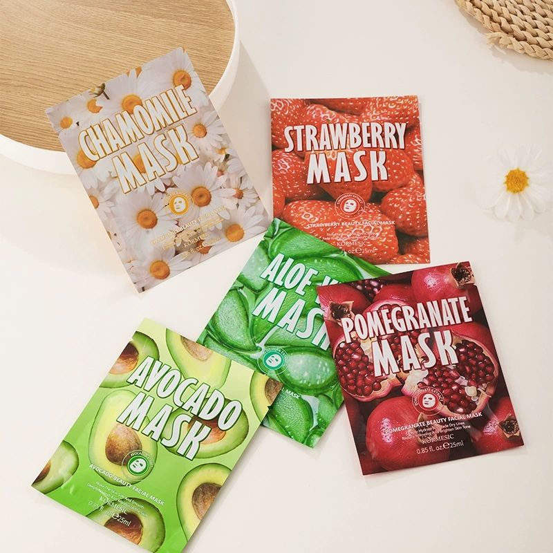 5pcs KORMESIC Fruit Mask, Beauty Mask, Moisturizing and Firming Mask Cosmetics