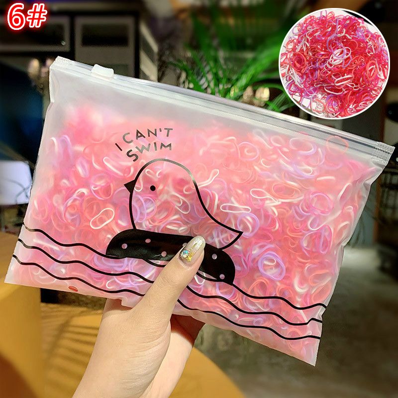 1000pcs/Pack Girls Colorful Small Disposable Rubber Bands Gum For Ponytail Holder Elastic Hair Bands Fashion Hair AccessoriesA-479