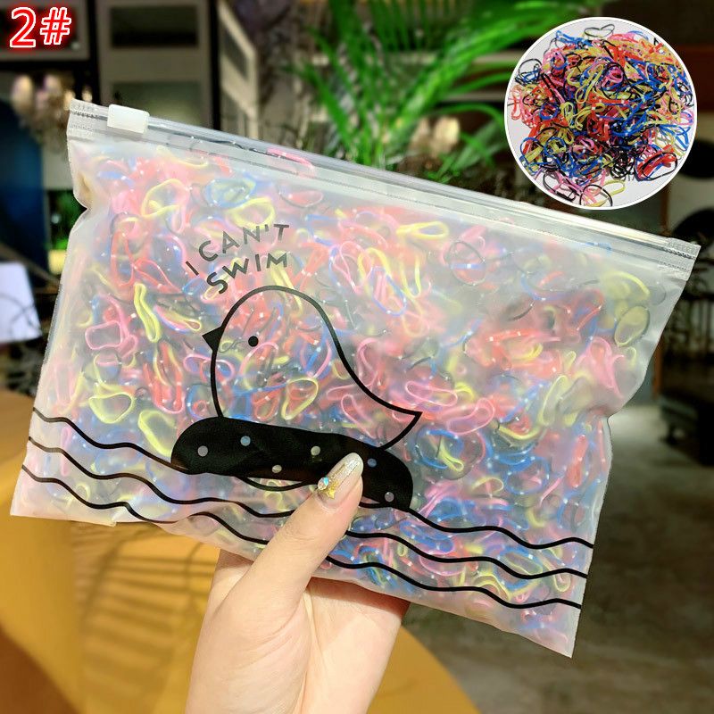 1000pcs/Pack Girls Colorful Small Disposable Rubber Bands Gum For Ponytail Holder Elastic Hair Bands Fashion Hair AccessoriesA-479