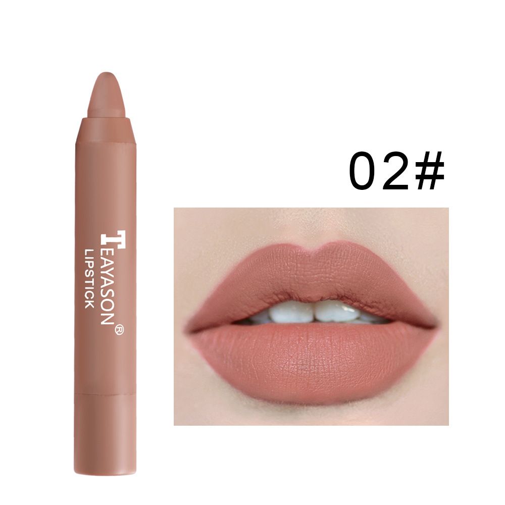 Matte lipstick 12 colors waterproof long lasting sexy red lipstick makeup B2-582 view 4
