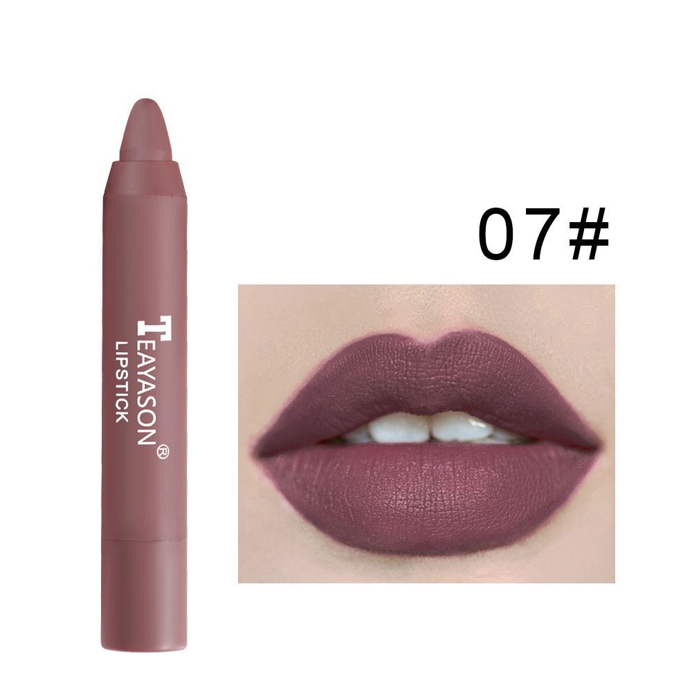Matte lipstick 12 colors waterproof long lasting sexy red lipstick makeup B2-582 view 9