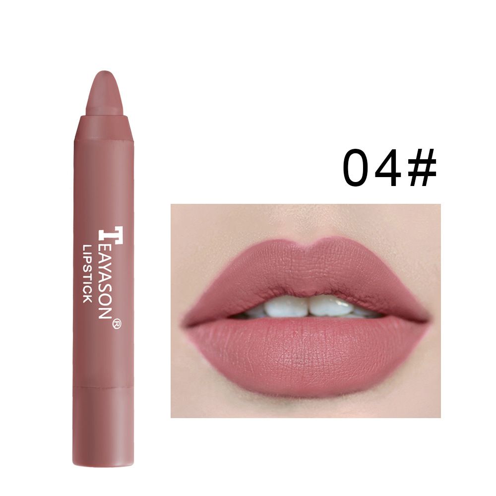 Matte lipstick 12 colors waterproof long lasting sexy red lipstick makeup B2-582 view 6