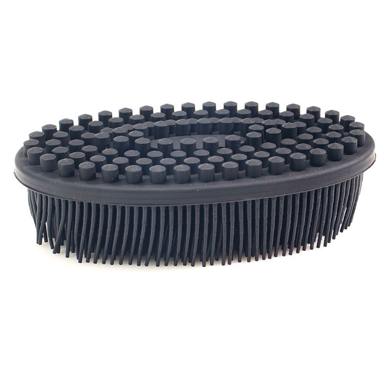 Loofah Exfoliating Body Scrubber 2 In 1 Face And Body Silicone Scrubber - Silicone Shower Brush Bath Sponge Loofah C-349