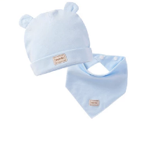 Newborn cotton fetal cap infant rabbit CAP baby cap combination Headband
