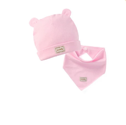 Newborn cotton fetal cap infant rabbit CAP baby cap combination Headband