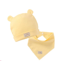 Newborn cotton fetal cap infant rabbit CAP baby cap combination Headband