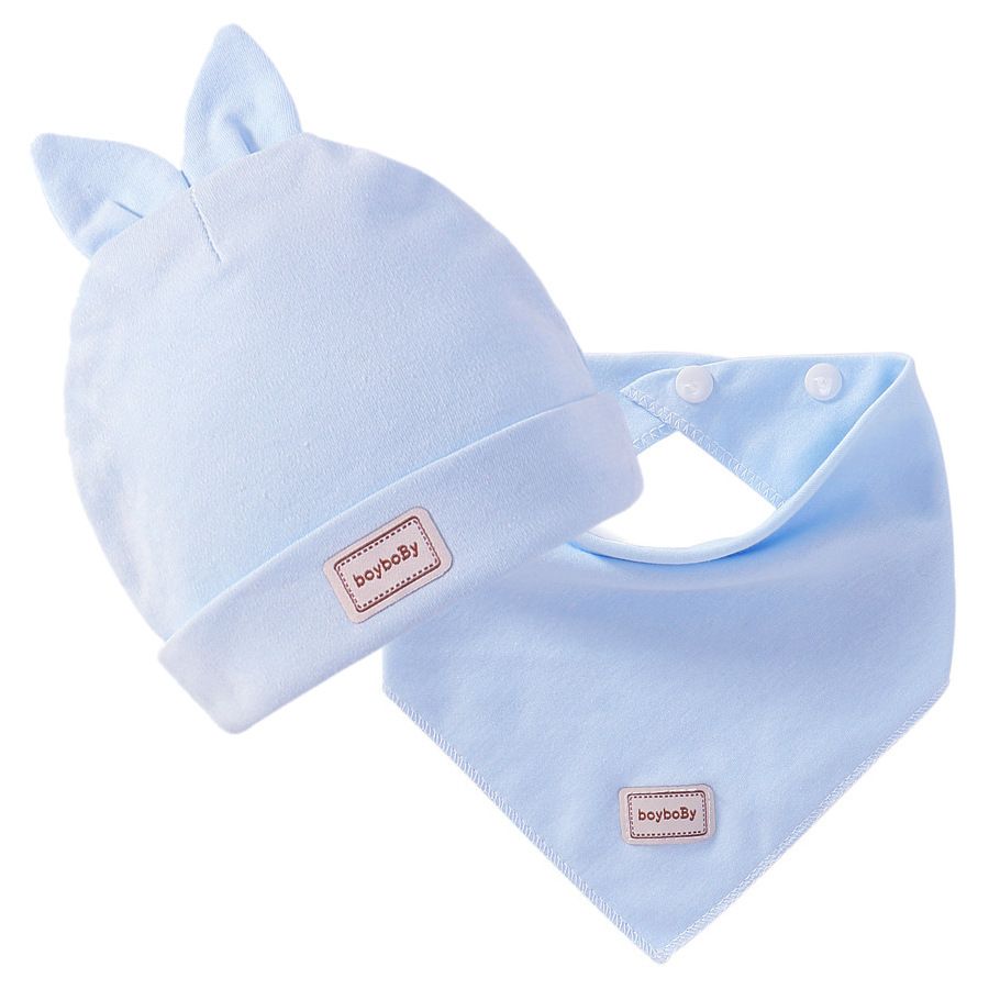 Newborn cotton fetal cap infant rabbit CAP baby cap combination Headband