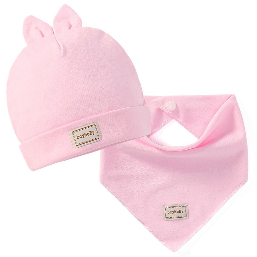 Newborn cotton fetal cap infant rabbit CAP baby cap combination Headband