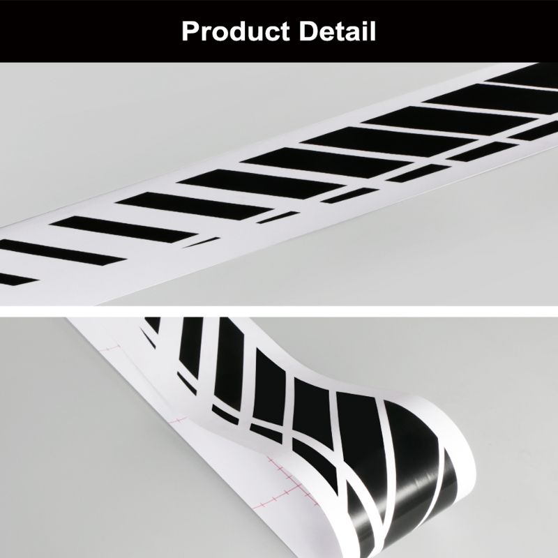 2PCS Car Side Stripes Side Stripe Skirts Graphics Vinyl Sticker Decals Racing Sport Automobiles Body DIY Wrap Car Accessories C-267