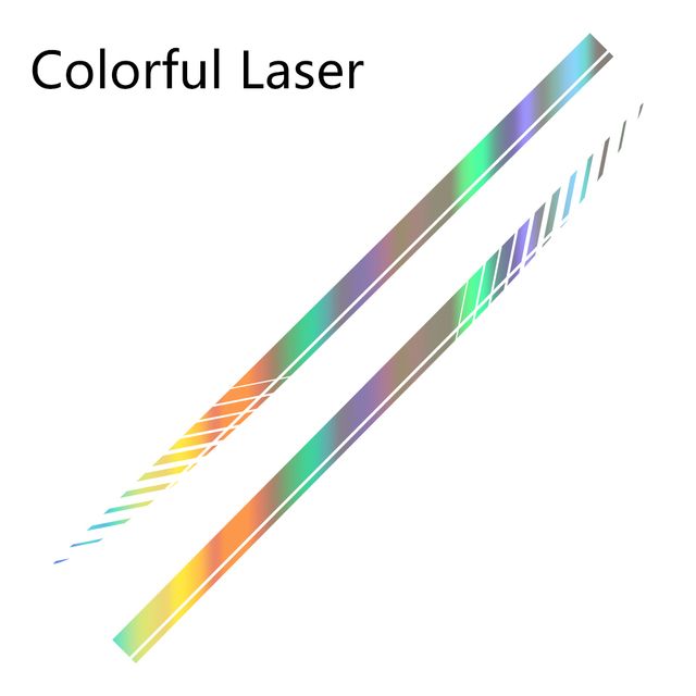 2PCS Car Side Stripes Side Stripe Skirts Graphics Vinyl Sticker Decals Racing Sport Automobiles Body DIY Wrap Car Accessories C-267