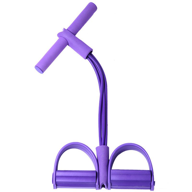 Fitness Gum 4 Tube Resistance Bands Latex Pedal Exerciser Sit-up Pull Rope Expander Elastic Bands Yoga equipment Pilates Workout