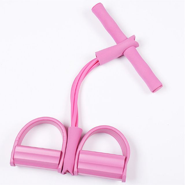 Fitness Gum 4 Tube Resistance Bands Latex Pedal Exerciser Sit-up Pull Rope Expander Elastic Bands Yoga equipment Pilates Workout
