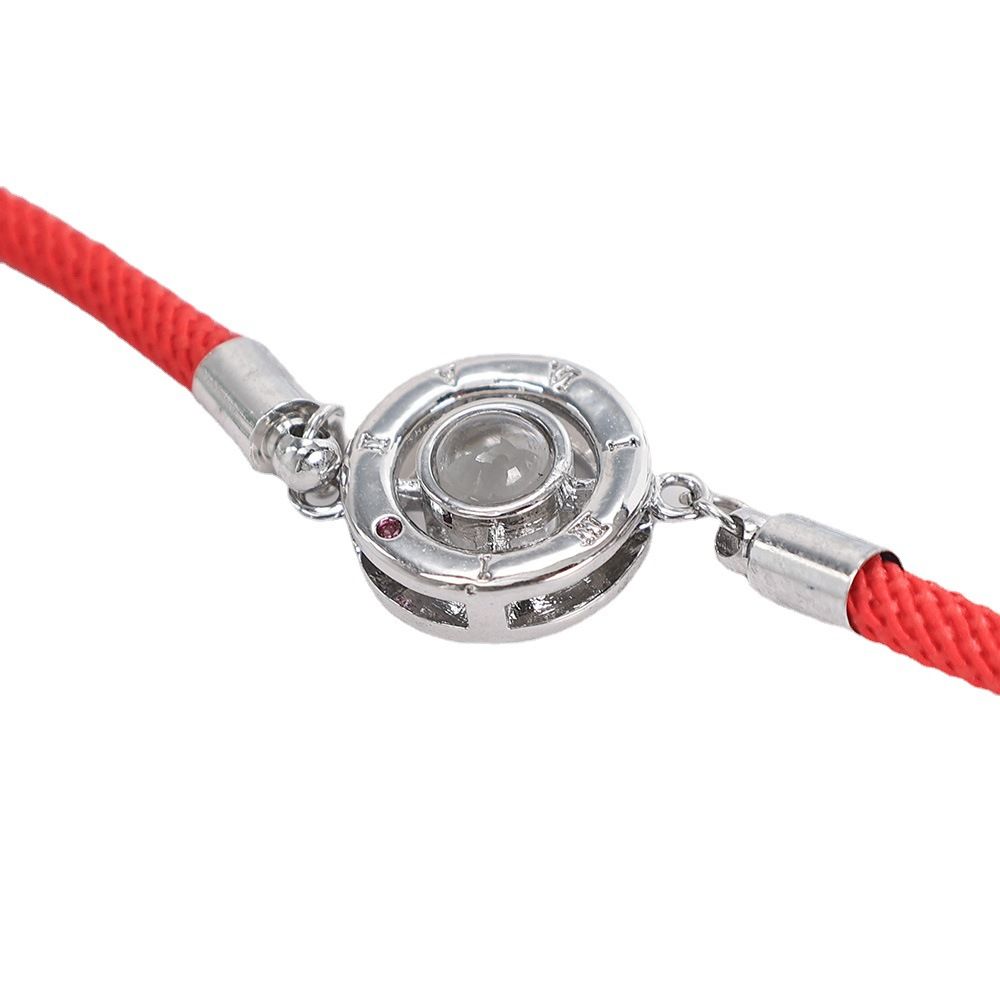 Projection Couple Bracelet 100 Languages I Love You Simple Projection Shake Bracelet Female Jewelry  Gift  Bracelet Women