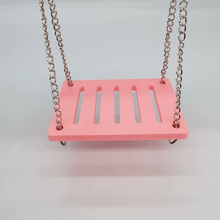 Cute Parrot Hamster Swinging Toy Swing Pet Entertainment Sports Toy