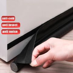 Wear-resistant Door Seam Strip Leather Seal Windproof Anti-insect Bedroom Unilateral Door Seam Diy Single Side Door Seam Strip