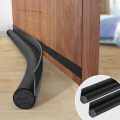 Wear-resistant Door Seam Strip Leather Seal Windproof Anti-insect Bedroom Unilateral Door Seam Diy Single Side Door Seam Strip