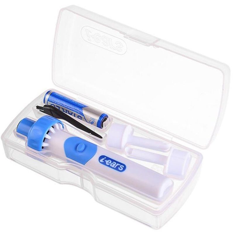 Ear Wax Removal Kit Ear Cleaner Portable Automatic Electric Vacuum Ear Wax Ear Wax Remover Ear Wax Cleaning Tool Set E-1153