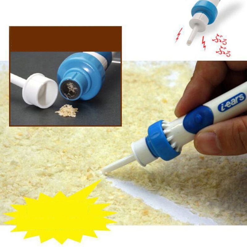 Ear Wax Removal Kit Ear Cleaner Portable Automatic Electric Vacuum Ear Wax Ear Wax Remover Ear Wax Cleaning Tool Set E-1153