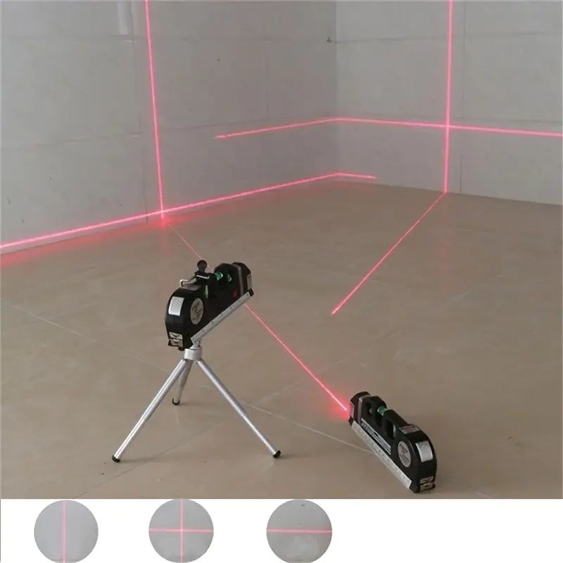 Multipurpose laser level Horizontal vertical laser beam measurement belt 1 magnetic laser level 1 nonmagnetic laser level