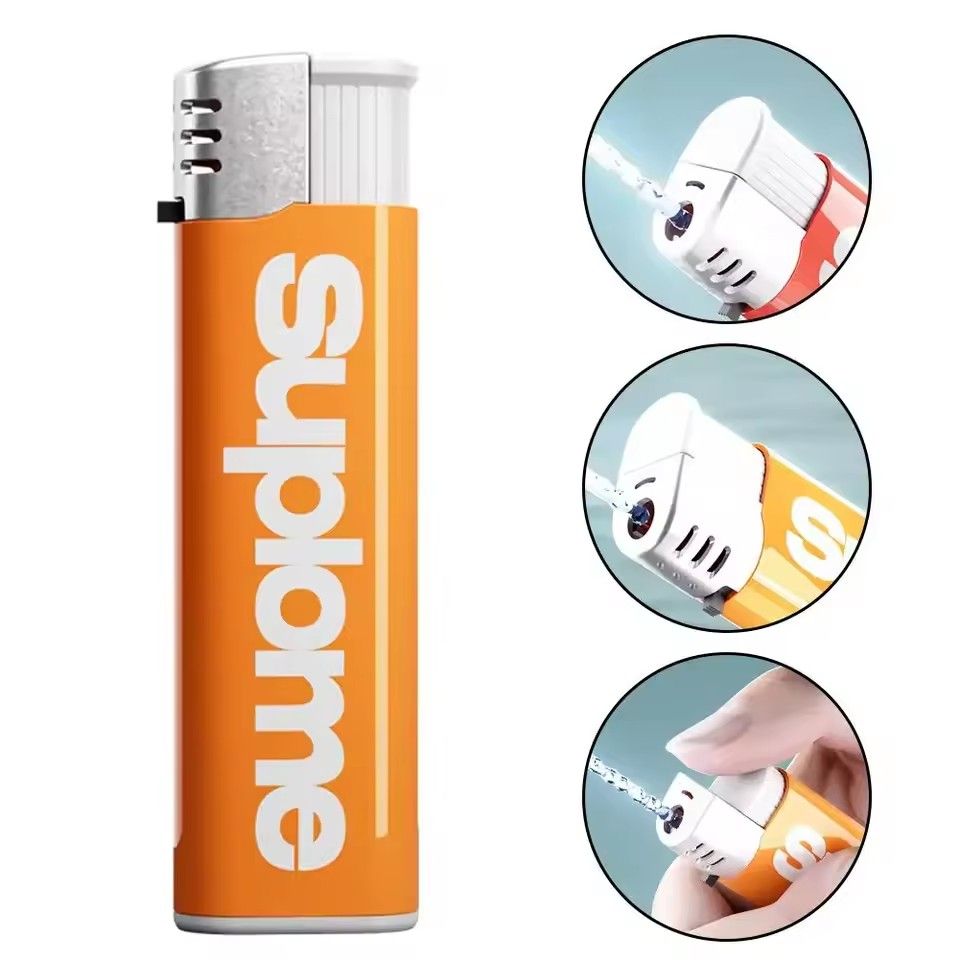 2025 New Magical Lighter Portable Joke Toy Realistic Fun Water Gun Lighter Stress Relieving Toy Water Park