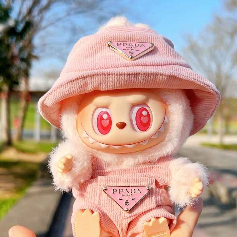 New Labu Doll Corduroy Clothing Set 17cm Clothes Shoes Dolls DIY Accessories Party Games Toys Gifts
