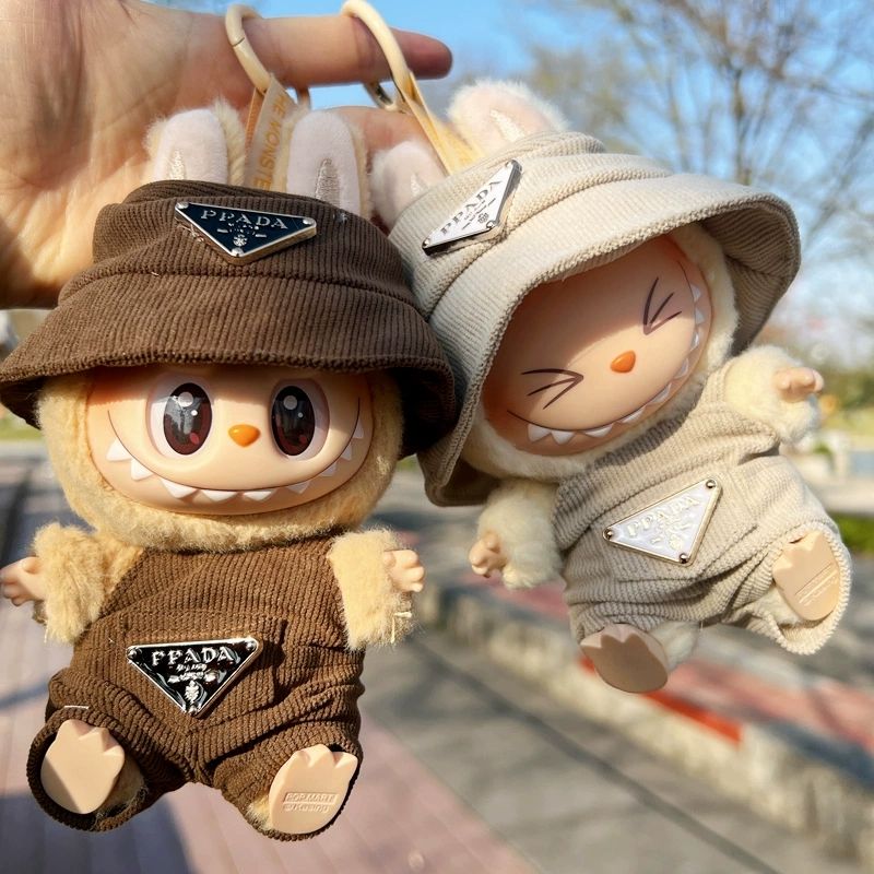 New Labu Doll Corduroy Clothing Set 17cm Clothes Shoes Dolls DIY Accessories Party Games Toys Gifts