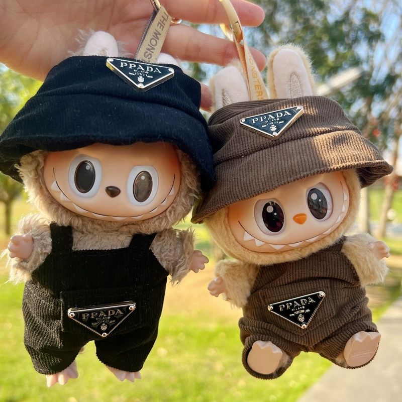 New Labu Doll Corduroy Clothing Set 17cm Clothes Shoes Dolls DIY Accessories Party Games Toys Gifts