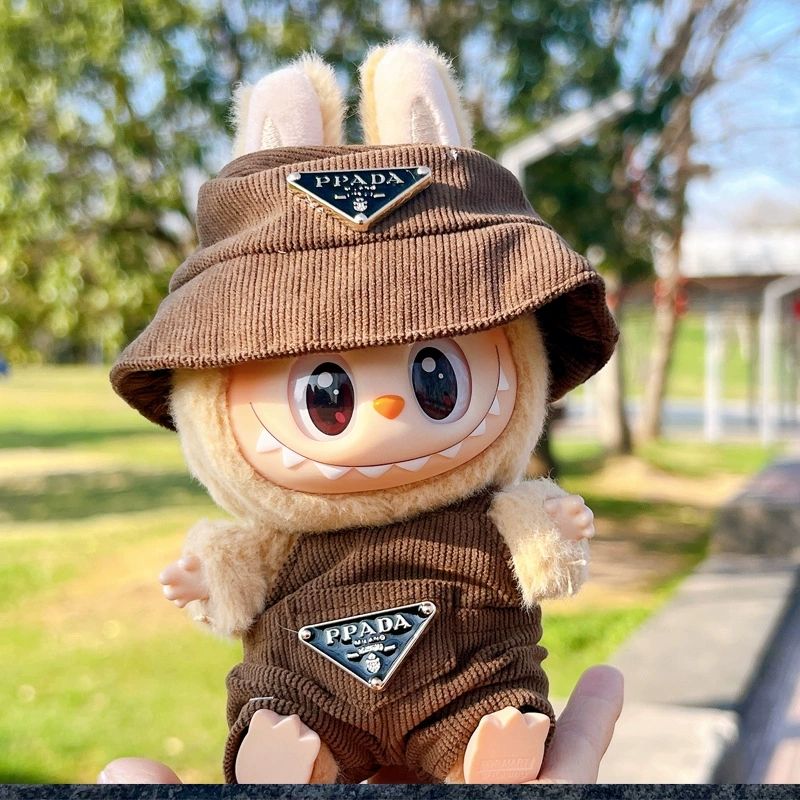 New Labu Doll Corduroy Clothing Set 17cm Clothes Shoes Dolls DIY Accessories Party Games Toys Gifts