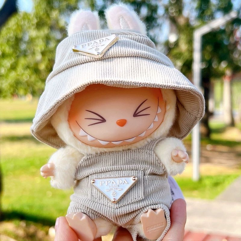 New Labu Doll Corduroy Clothing Set 17cm Clothes Shoes Dolls DIY Accessories Party Games Toys Gifts