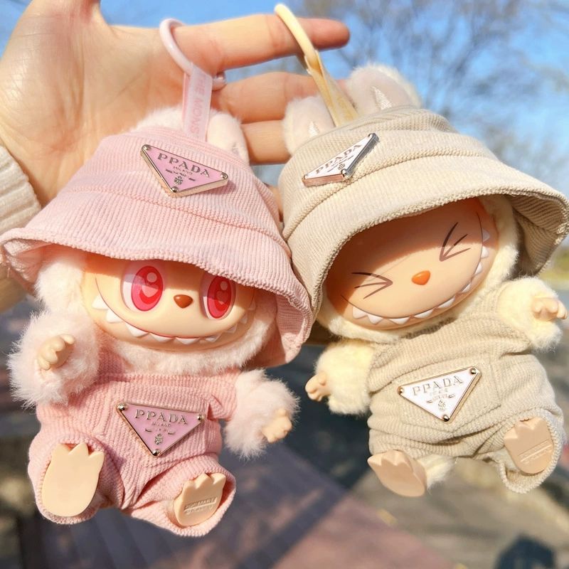 New Labu Doll Corduroy Clothing Set 17cm Clothes Shoes Dolls DIY Accessories Party Games Toys Gifts