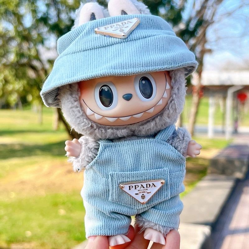New Labu Doll Corduroy Clothing Set 17cm Clothes Shoes Dolls DIY Accessories Party Games Toys Gifts