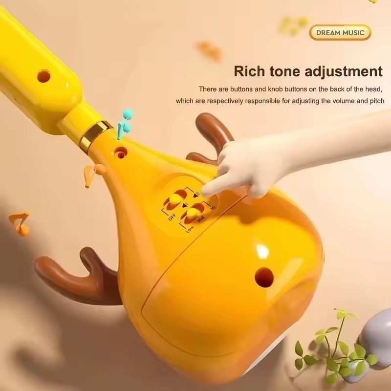 Electric Guitar Erhu Children's Musical Instrument Elk Note Creative Electronic Toy Christmas Gift