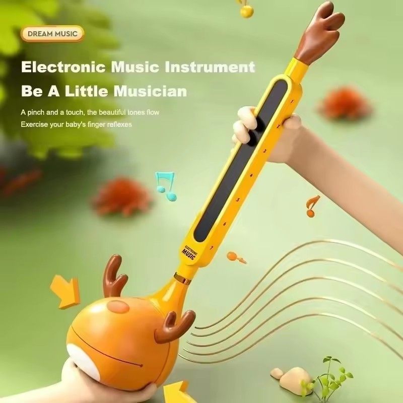 Electric Guitar Erhu Children's Musical Instrument Elk Note Creative Electronic Toy Christmas Gift