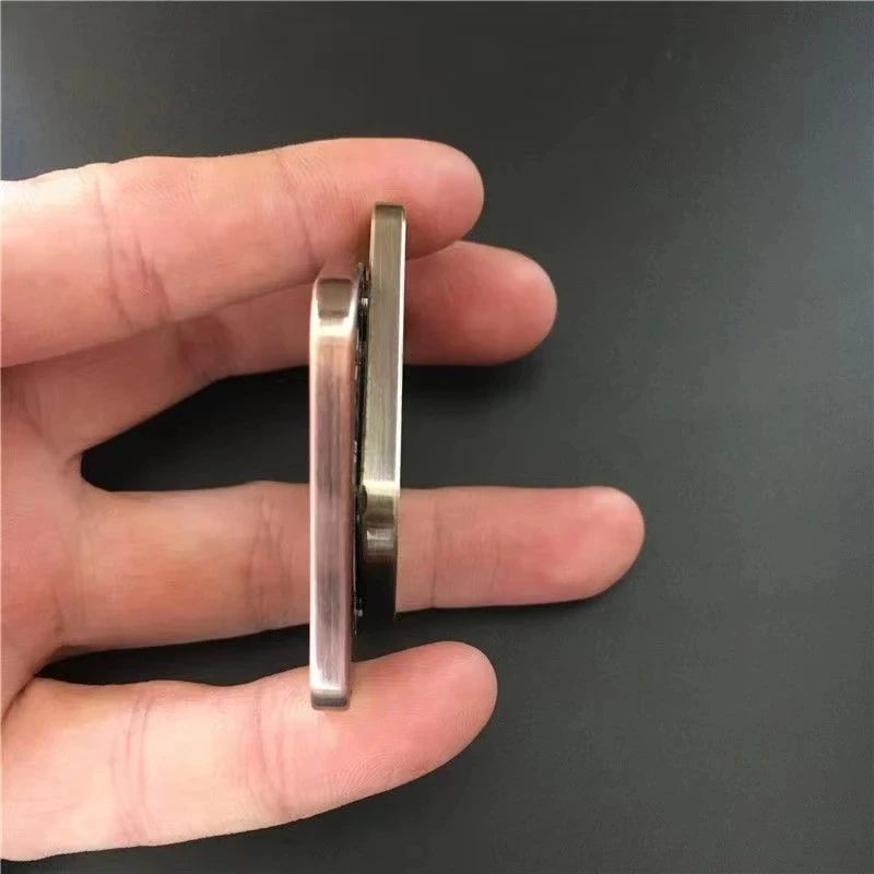Metal push card EDC stress resistant toy, advanced rotating poker toy, portable magnetic stress reducing toy, adult gift