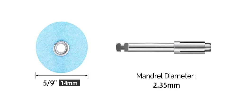Teeth whitening veneers, polishing pads, resin polishing ceramic veneers, 80 pieces per box of dental polishing discs