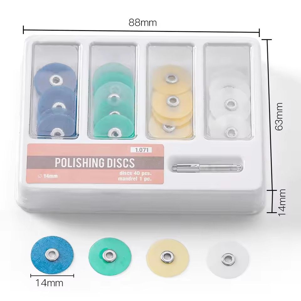 Teeth whitening veneers, polishing pads, resin polishing ceramic veneers, 80 pieces per box of dental polishing discs