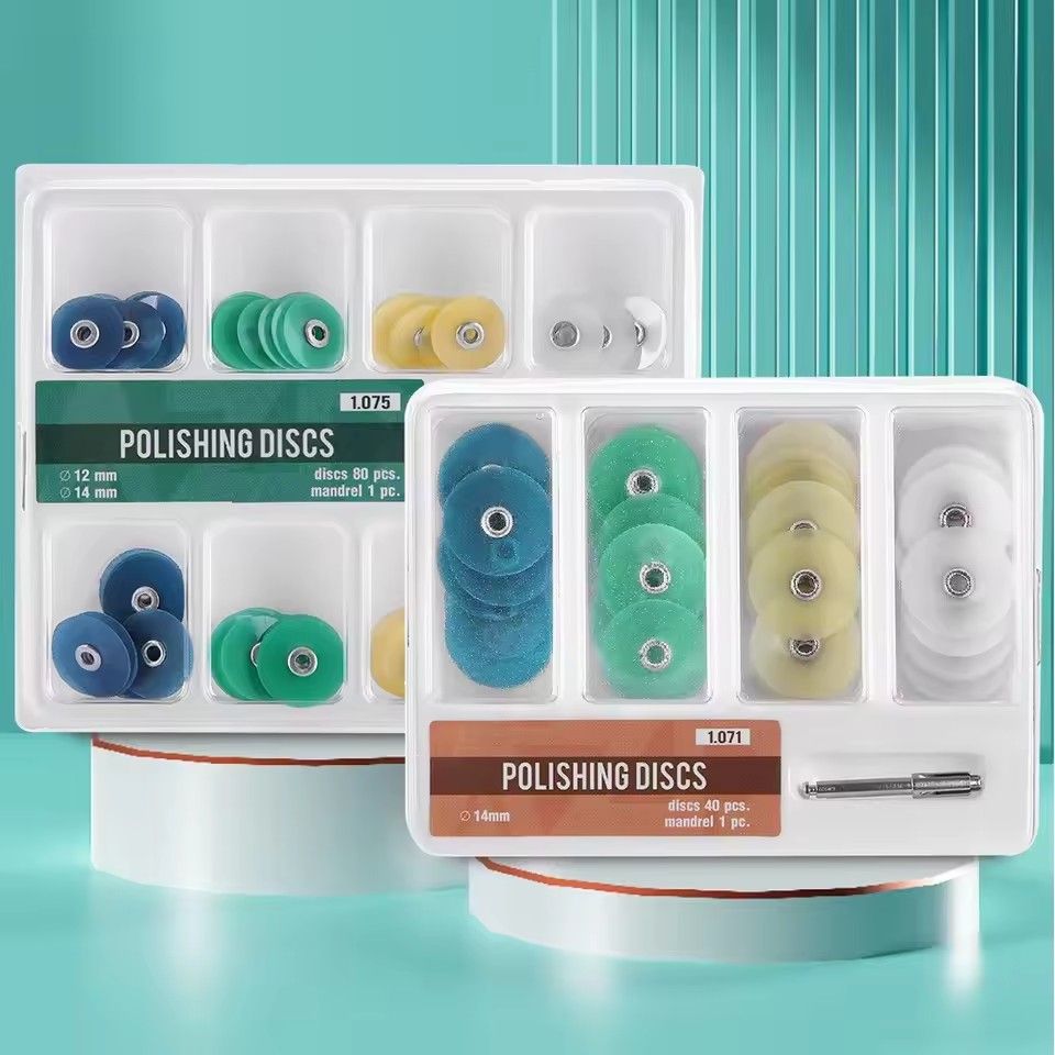 Teeth whitening veneers, polishing pads, resin polishing ceramic veneers, 80 pieces per box of dental polishing discs
